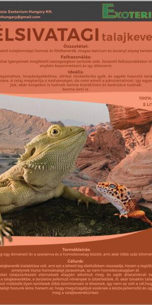 Exoterium Félsivatagi aljzatkeverék - SomoGyík